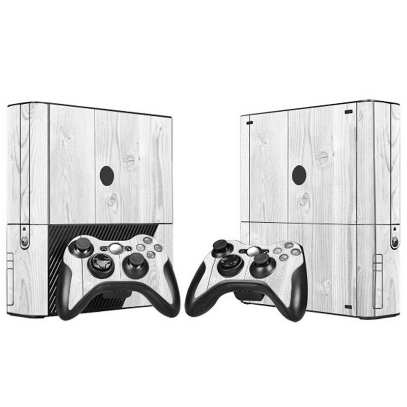 Vinyl Skin Sticker Protector Microsoft Xbox 360 E konzolhoz és 2 kontroller skin matrica