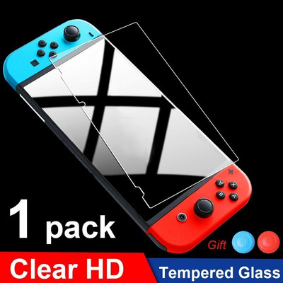 Vrhunska zaštitna folija za Nintendo Switch kompatibilna s kaljenim staklom za Switch Oled Zaštitne folije protiv ogrebotina 9H zaštitna folija