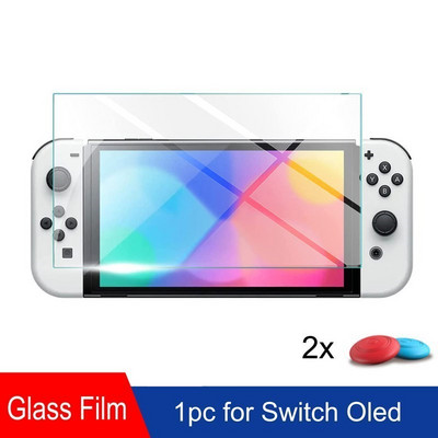 Vrhunska zaštitna folija za Nintendo Switch kompatibilna s kaljenim staklom za Switch Oled Zaštitne folije protiv ogrebotina 9H zaštitna folija