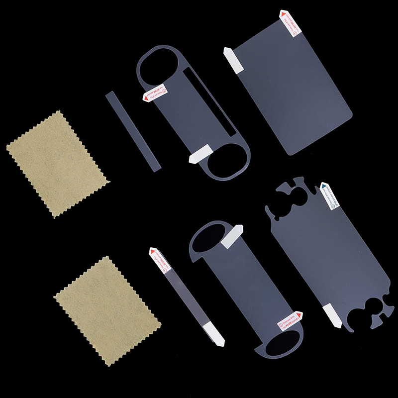 1 vnt. priekinė ir galinė ekrano apsauginė plėvelė, skirta PS Vita PSV1000/2000 HD - skaidri