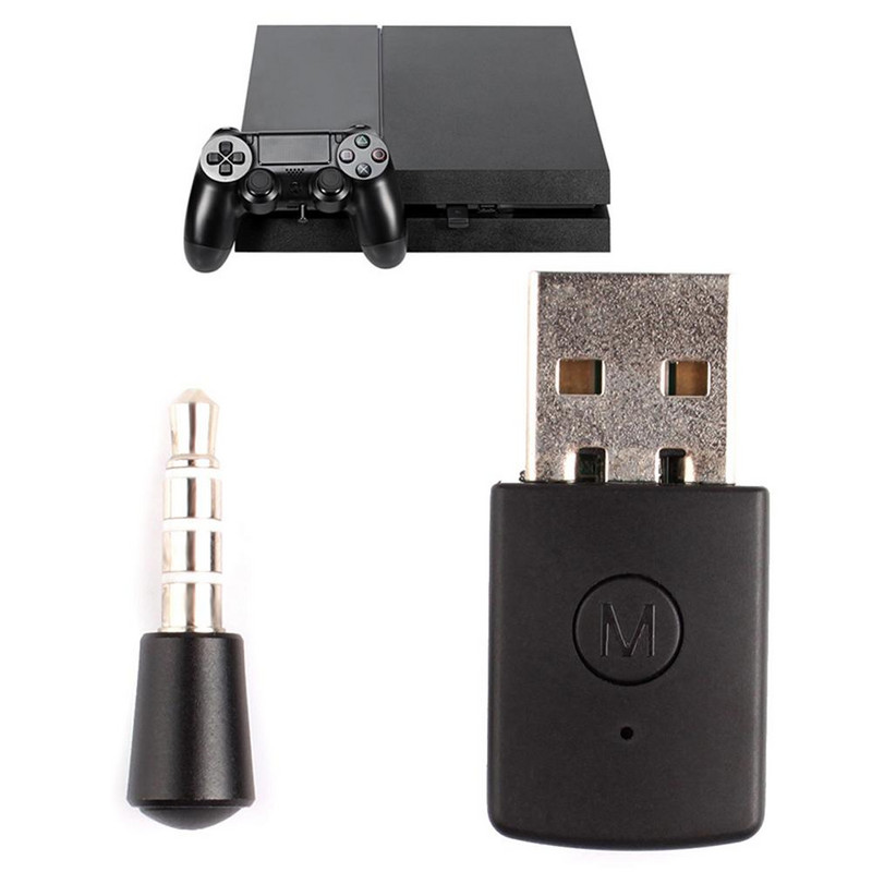 USB adapteris Bluetooth siųstuvas, skirtas SONY PS4, skirtas Playstation 4 priedai Bluetooth 5.0 ausinės imtuvas ausinių raktas