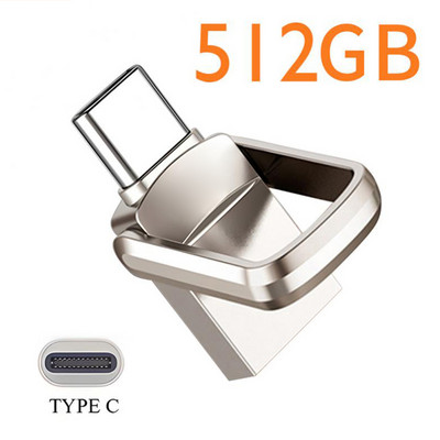 Jauns ātrdarbīgs U disks 2 TB 1 TB USB 3.1 C tipa interfeiss mobilais tālrunis, dators savstarpējai pārraidei, pārnēsājams USB zibatmiņas disks