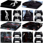StarWars Printing Game Console Vinyl Skin Sticker pentru PlayStation 4 PS4 PS 4 Controller GamePad Decal Cover Film de protecție Para