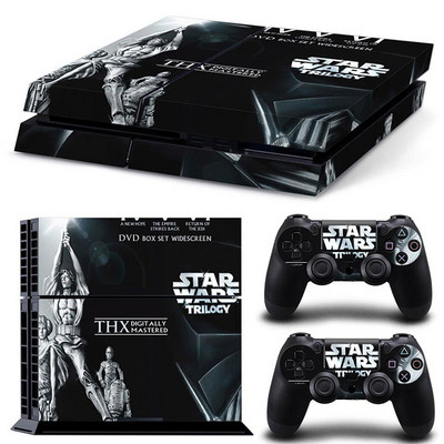 StarWars Printing Game Console Vinyl Skin Sticker pentru PlayStation 4 PS4 PS 4 Controller GamePad Decal Cover Film de protecție Para