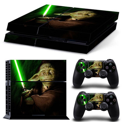 StarWars Printing Game Console Vinyl Skin Sticker pentru PlayStation 4 PS4 PS 4 Controller GamePad Decal Cover Film de protecție Para
