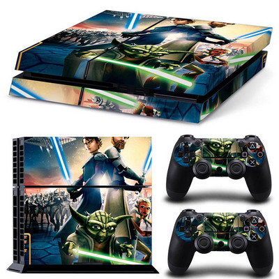 StarWars Printing Game Console Vinyl Skin Sticker pentru PlayStation 4 PS4 PS 4 Controller GamePad Decal Cover Film de protecție Para