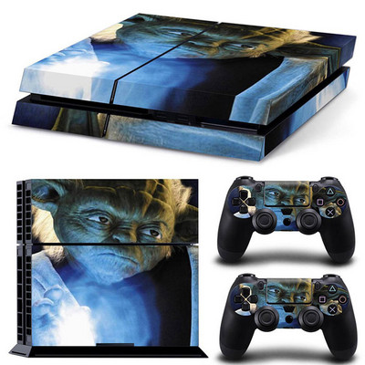 StarWars Printing Game Console Vinyl Skin Sticker pentru PlayStation 4 PS4 PS 4 Controller GamePad Decal Cover Film de protecție Para