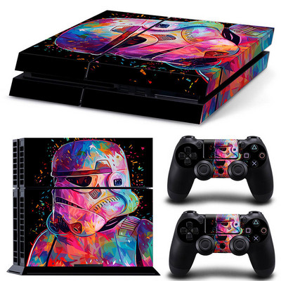 StarWars Printing Game Console Vinyl Skin Sticker pentru PlayStation 4 PS4 PS 4 Controller GamePad Decal Cover Film de protecție Para