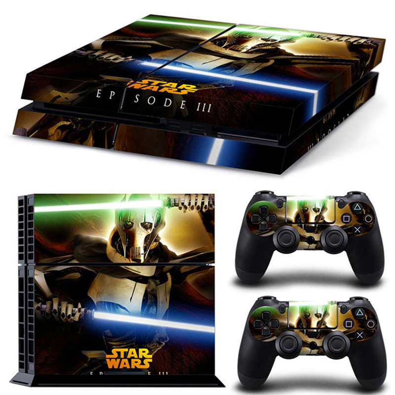 StarWars Printing Game Console Vinyl Skin matrica PlayStation 4 PS4 PS4 kontrollerhez GamePad matrica borító védőfólia para