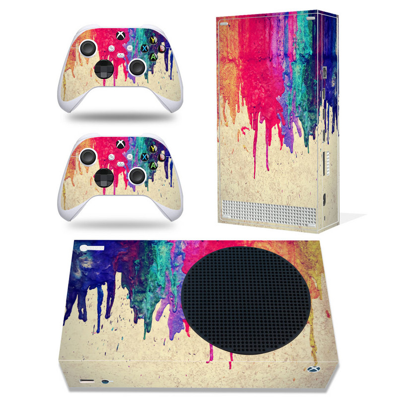 GAMEGENIXX Skin Sticker Graffiti Design Zaštitna vinilna folija Kompletan set za Xbox Series S konzolu i 2 kontrolera