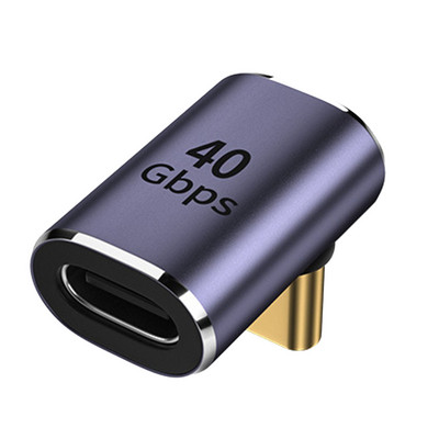 USB C vīrišķais–sieviešu adapteris, īpaši mazs, 40 Gbps ātra datu pārsūtīšana, 100 W ātra uzlāde, 10 GB faili, 5 sekunžu pārraide