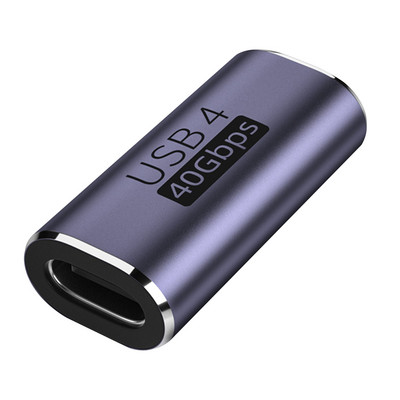 USB C vīrišķais–sieviešu adapteris, īpaši mazs, 40 Gbps ātra datu pārsūtīšana, 100 W ātra uzlāde, 10 GB faili, 5 sekunžu pārraide