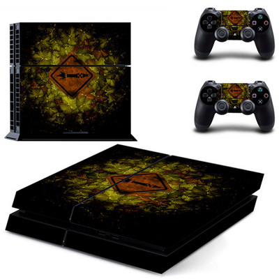 Plavo bijela srebrna metalna zlatna PS4 skin naljepnica naljepnica za DualShock PlayStation 4 konzolu i 2 kontrolera PS4 skin naljepnica vinil