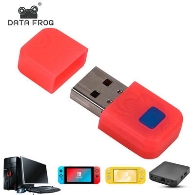 DATA FROG bezvadu kontroliera USB adapteris Nintendo Switch OLED/Switch Lite/Android TV kaste/PC spēļu paneļa uztvērēja piederumi