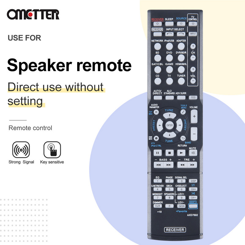 Novi AXD7692 AXD7565 za Pioneer daljinski upravljač AV prijemnik VSX-823 VSX-828-S VSX-528-S VSX-60 VSX-1125 VSX-43 VSX-1012 vsx-325