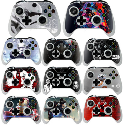 Star Wars Marvel Iron Man Deadpool Gamepad Skin Αυτοκόλλητο για Xbox One XS XBoxOne Cartoon Full Cover Game Handle Protective Film