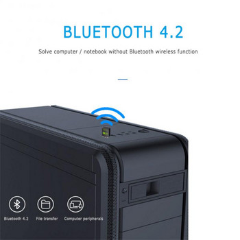 Usb Wifi Bluetooth адаптер Mini 600mbps драйвер Безплатен 2in1 Dongle Dual Band 2.4/5.8ghz за компютър/лаптоп Wifi Bluetooth адаптер