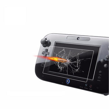 3 τεμ Clear Screen Protector Film for Nintendo Wii U Gamepad Remote Controller Anti-scratch Screen Protectors