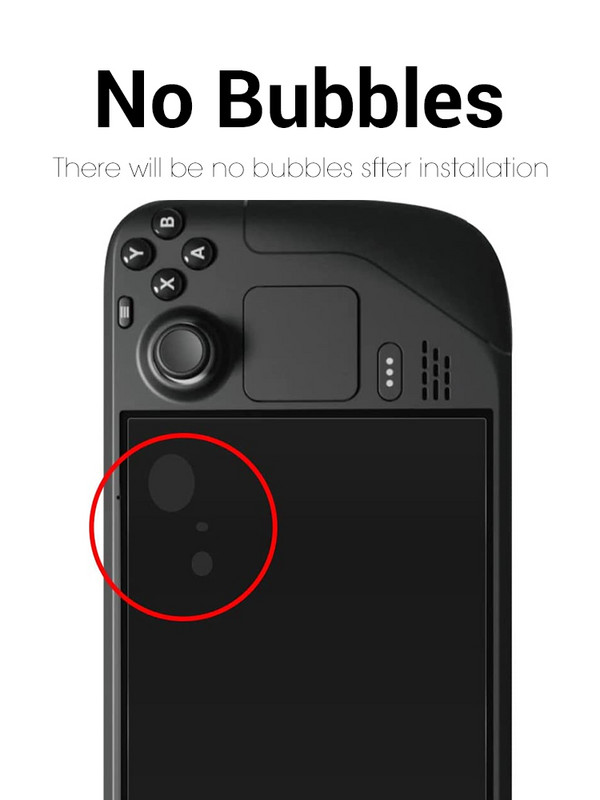 DATA FROG skaidri ekrano apsauga, skirta Steam Deck grūdinto stiklo dėklui, ekrano apsauganti nuo įbrėžimų plėvelė, skirta garų denio priedams