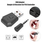 Mini USB Headset Bluetooth 4.0 Adapter Dongle Receiver Sony PS4 vezeték nélküli kontrollerhez Gamepad Joystick játéktartozékok