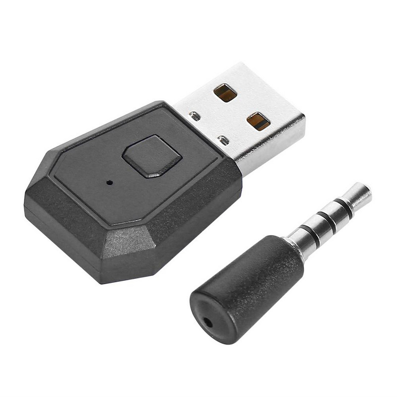 Mini USB Headset Bluetooth 4.0 Adapter Dongle Receiver Sony PS4 vezeték nélküli kontrollerhez Gamepad Joystick játéktartozékok