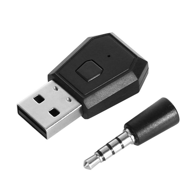 Mini USB Headset Bluetooth 4.0 Adapter Dongle Receiver Sony PS4 vezeték nélküli kontrollerhez Gamepad Joystick játéktartozékok