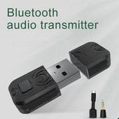 Emițător USB Bluetooth Wireless 10m Adaptor emițător fără bariere Transceiver Bluetooth ușor pentru PS5 Playstation 5 Controll