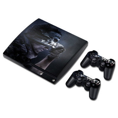 Vinyl Skin cover PS3 vékony bakelit matrica konzolhoz és kontroller matricához