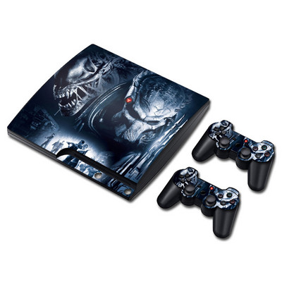 Vinyl Skin cover PS3 vékony bakelit matrica konzolhoz és kontroller matricához