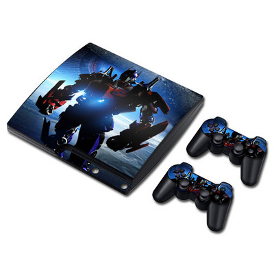 Vinyl Skin cover PS3 vékony bakelit matrica konzolhoz és kontroller matricához