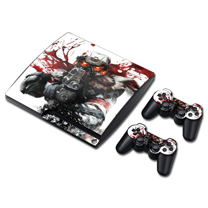 Vinyl Skin cover PS3 vékony bakelit matrica konzolhoz és kontroller matricához