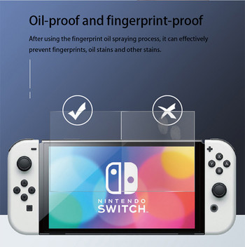 1 Pack Protective Glass for Nintend Switch Tempered Glass Screen Protector for Nintendos Switch Oled NS Glass Accessories