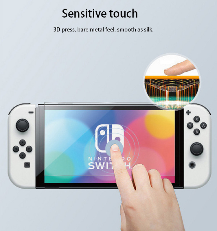 1 csomag védőüveg Nintend Switch edzett üveg képernyővédő fólia Nintendos Switch Oled NS üvegtartozékokhoz