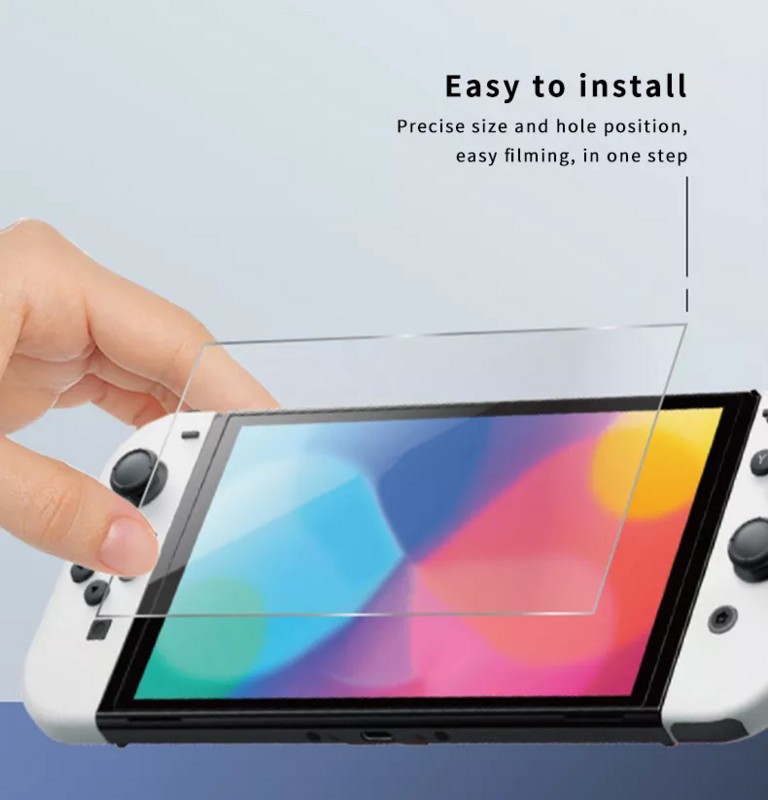 1 csomag védőüveg Nintend Switch edzett üveg képernyővédő fólia Nintendos Switch Oled NS üvegtartozékokhoz
