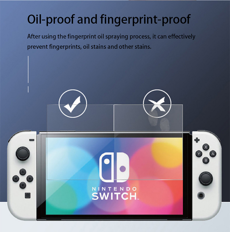 1 csomag védőüveg Nintend Switch edzett üveg képernyővédő fólia Nintendos Switch Oled NS üvegtartozékokhoz