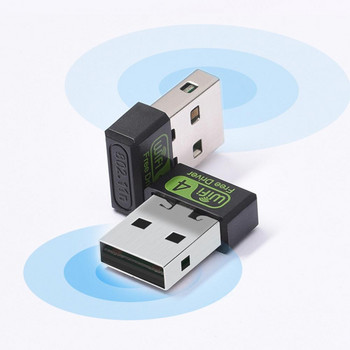 USB WiFi карта Ниска консумация на енергия Голяма работна температура Лек 150Mbps RTL8188 Бърз безжичен WiFi ключ