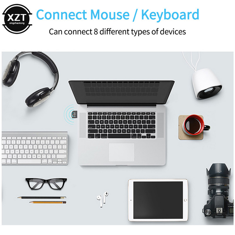 Bezvadu USB Bluetooth adapteris priekš win8/10 datora tālruņa austiņas Bluetooth USB Bluetooth 5.0 datora Bluetooth saņemšana