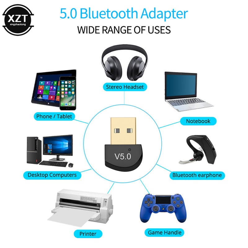 Bezvadu USB Bluetooth adapteris priekš win8/10 datora tālruņa austiņas Bluetooth USB Bluetooth 5.0 datora Bluetooth saņemšana