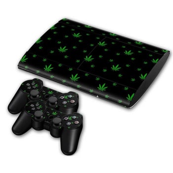 Cool Design Skin Sticker Controllers and Console for PS3 Super slim 4000 Wrap Cover