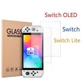 2Pcs Kaljeno staklo za Nintend Switch OLED Zaštitno staklo 9H HD Zaštitno staklo za Nintend Switch Lite Dodaci za igre