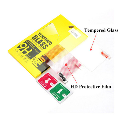 JCD grūdintas stiklas naujam 2DS XL LL Viršutinė apatinė ekrano apsauga Žaidimų konsolės apsauginė plėvelė, skirta 3DS XL / Naujam 3DS XL LL