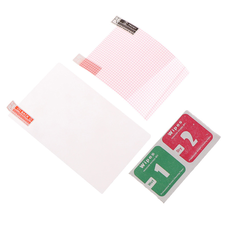 JCD grūdintas stiklas naujam 2DS XL LL Viršutinė apatinė ekrano apsauga Žaidimų konsolės apsauginė plėvelė, skirta 3DS XL / Naujam 3DS XL LL