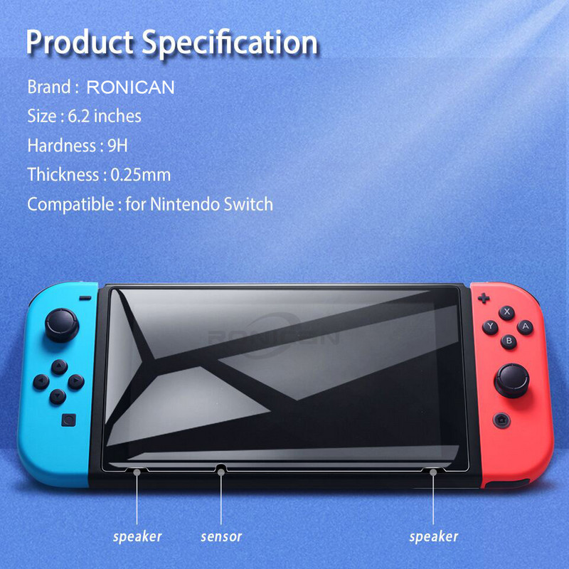 Sticlă de protecție pentru Nintend Switch Protector de ecran din sticlă temperată pentru Nintendo Switch NS Accesorii din sticlă Protecție ecran