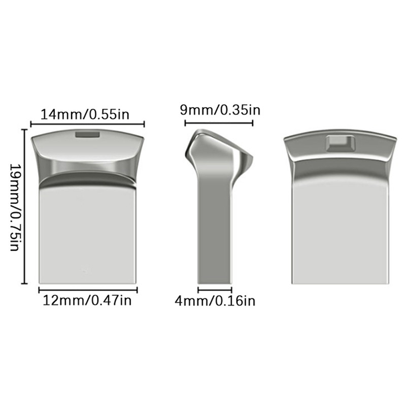 1db Mini fém USB flash meghajtó 32G/64G/128G Pen Drive Nagy sebességű Memory Stick Flash Disk Pen Drive Nagy sebességű Memory Stick