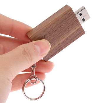 USB флаш устройство Дървено бамбуково USB 2.0 Memory Stick Pen Drive 4GB 8GB 16GB 32GB 64GB USB Stick Pendrive Сватбен подарък