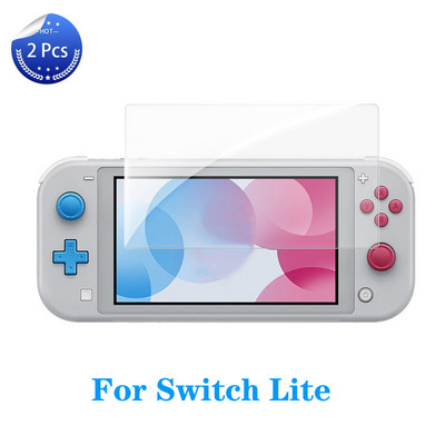 Zaštitna folija od kaljenog stakla, prozirna zaštita za cijeli zaslon, zaštitna zaštita za Nintend Switch Oled NS Lite, dodatna oprema za zaštitu poklopca