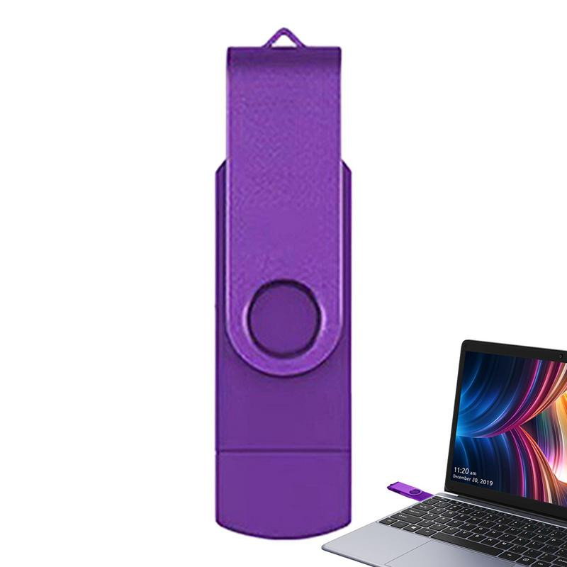 Rotējams Smart OTG USB zibatmiņas disks 32G metāla zibatmiņas disks elektroniskie piederumi C TIPA Mobilais telefons U disks OTG U disks 32g