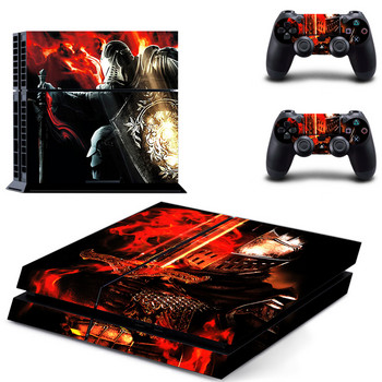 Αυτοκόλλητο Dark Souls 3 PS4 Skin Sticker Decal για Sony PlayStation 4 Console και 2 skins χειριστηρίων PS4 Stickers αξεσουάρ βινυλίου