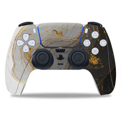 Marbel design PS5 Controller Skin Matrica PS5 Gamepad Joystick skinekhez PS5 Controllerekhez Vezérlő pvc matrica