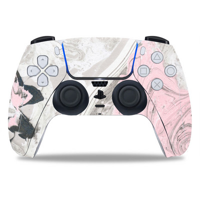 Marbel design PS5 Controller Skin Matrica PS5 Gamepad Joystick skinekhez PS5 Controllerekhez Vezérlő pvc matrica